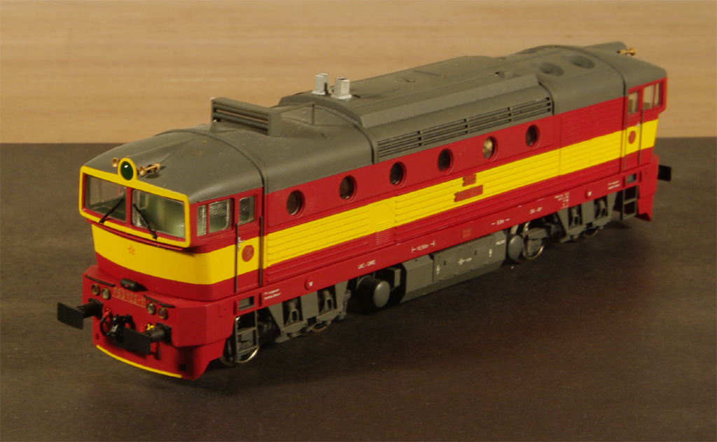 Model lokomotivy Brejlovec